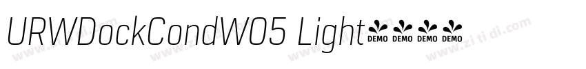 URWDockCondW05 Light字体转换 URWDockCondW05 Light字体转换
